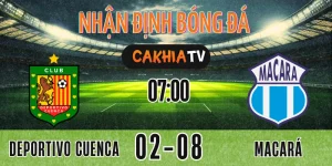 Hình nhận định trận Deportivo Cuenca vs Macará LigaPro Ecuador 02/08/2025