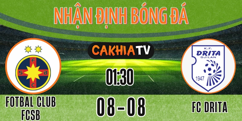 Nhận định FCSB vs FC Drita vòng loại Europa League